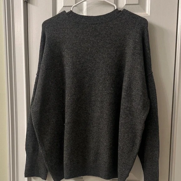 Cozy Gray Vince Camuto Knit Sweater - Picture 4 of 4